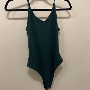 American Eagle green body suit, size medium